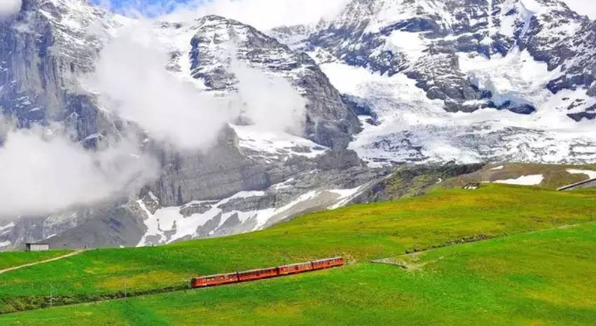  La région de la Jungfrau