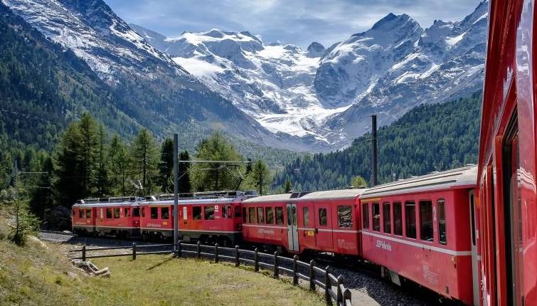 Le transport ferroviaire en Suisse